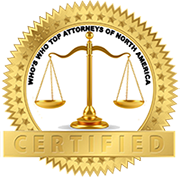 Who's who top attorneys of north america certified